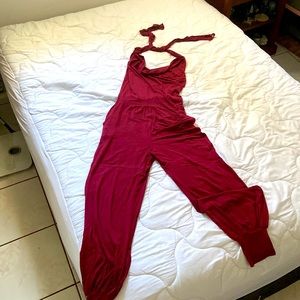 Berry Red Buddha Pants